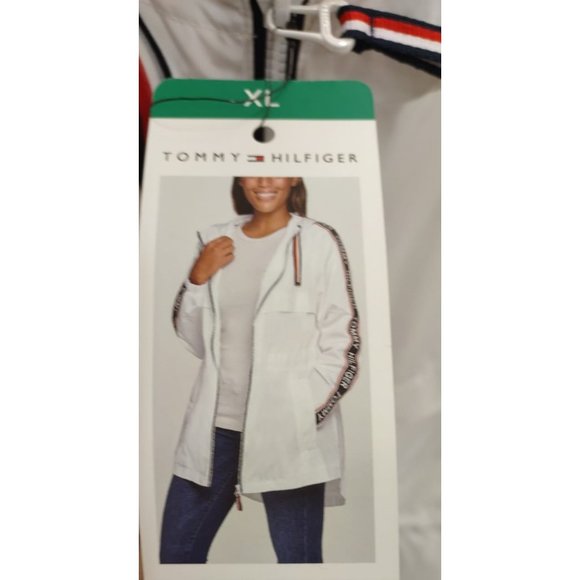 Tommy Hilfiger Ladies Windbreaker Rain Jacket Coat - Picture 10 of 11